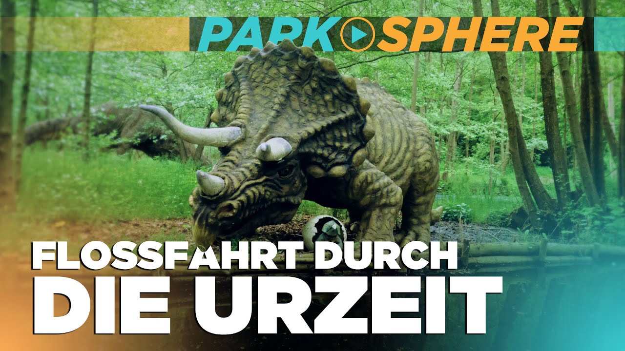 Floßfahrt durch die Urzeit - Parksphere [4K] - Freizeitpark Plohn (2021)