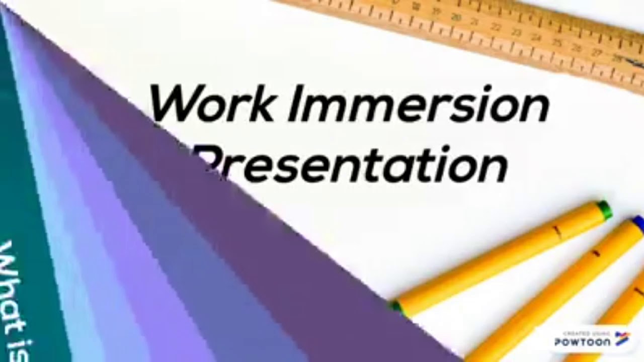 Work Immersion Presentation