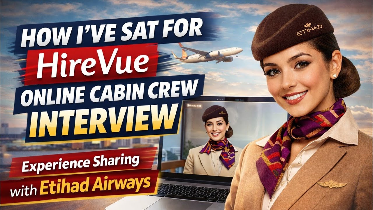 Ethihad Cabin Crew hirevue video interview part 2 ( my own experience sharing )