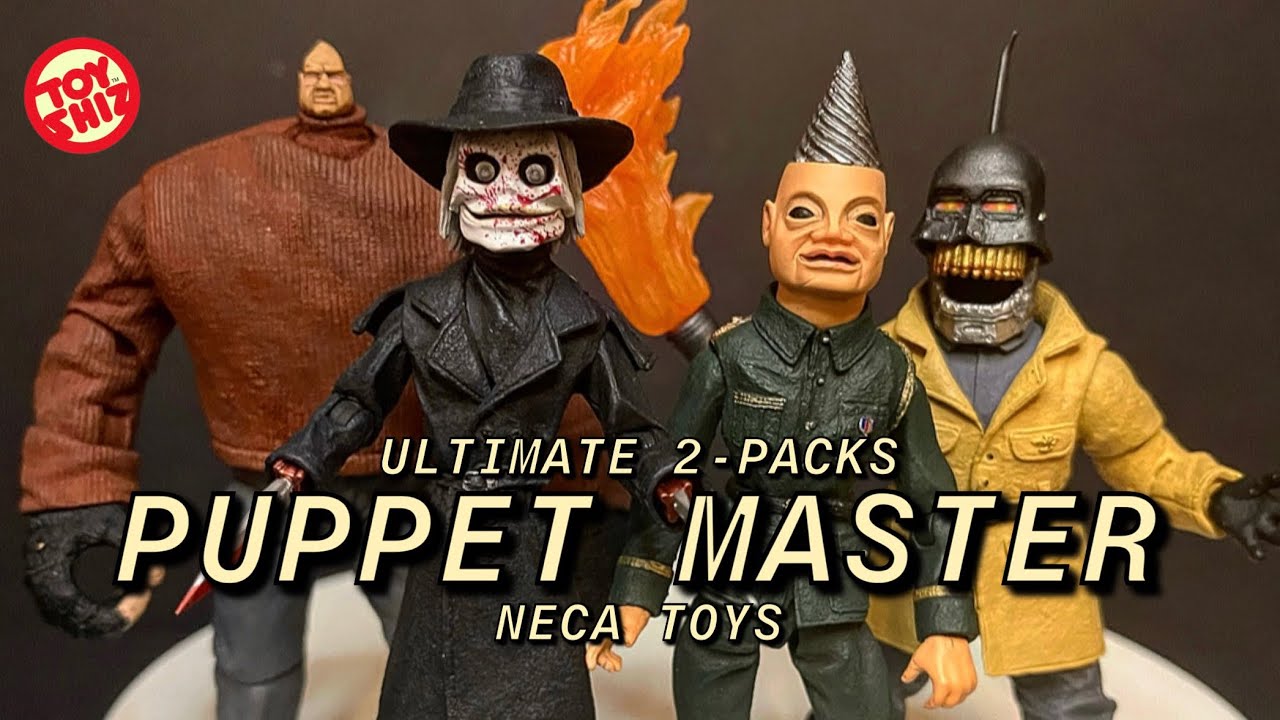 2021 Ultimate PUPPET MASTER | Blade, Torch, Pinhead and Tunneler by NECA Toys