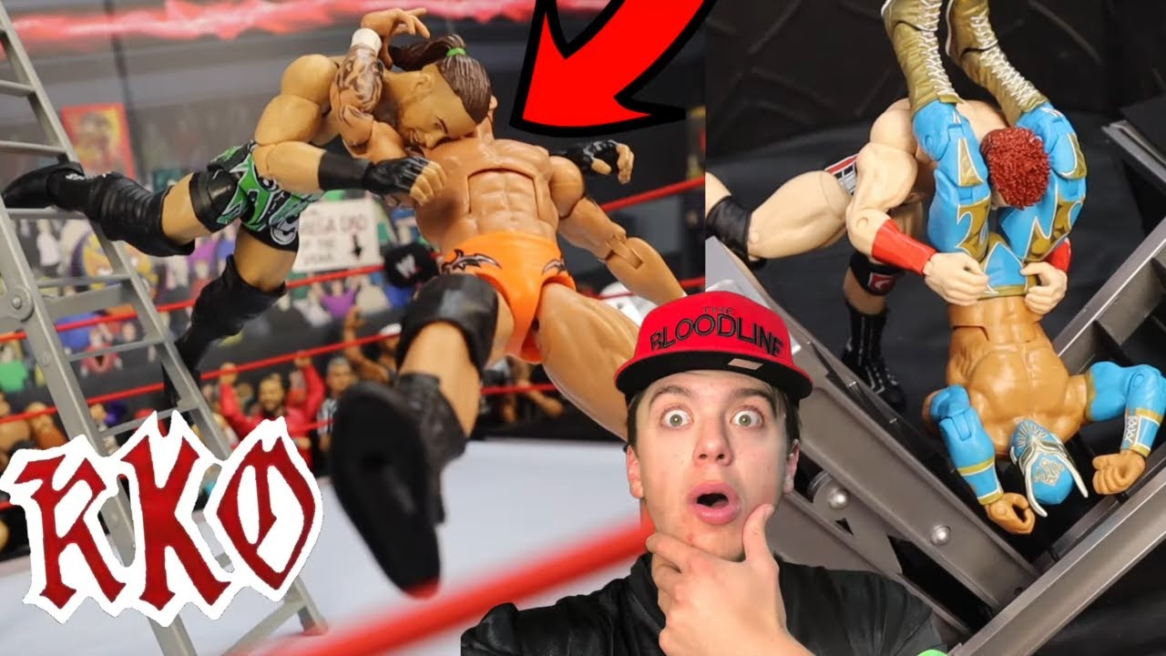 Я УСТАНАВЛИВАЮ фигурки WWE С ЛЕСТНИЦАМИ! Это было безумие!