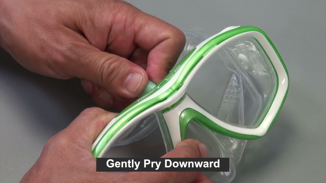 How to Replace the Lens on Your TUSA Ceos Mask