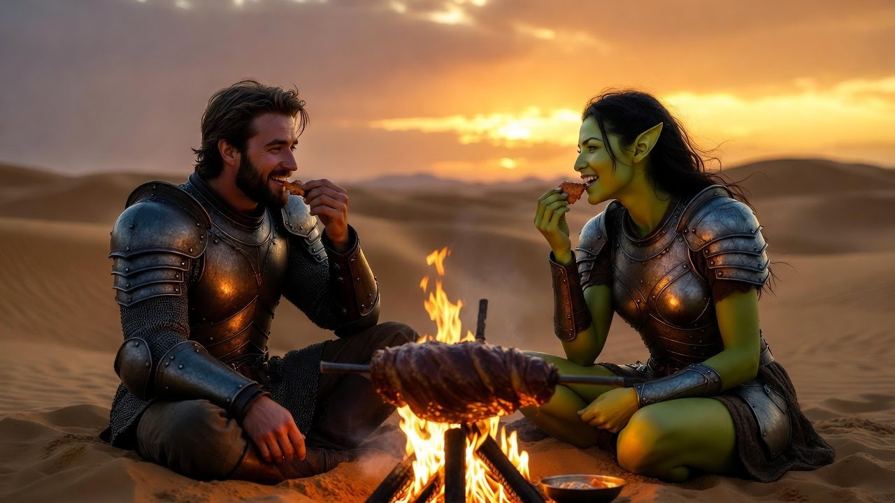 Hungry Alien Orc Timidly Asked: “Can I Eat With You?” — Human’s Touching Reaction Amazed Her – HFY