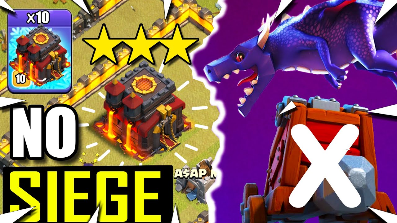 TH10 Best War Strategy with no Siege Machines to Try