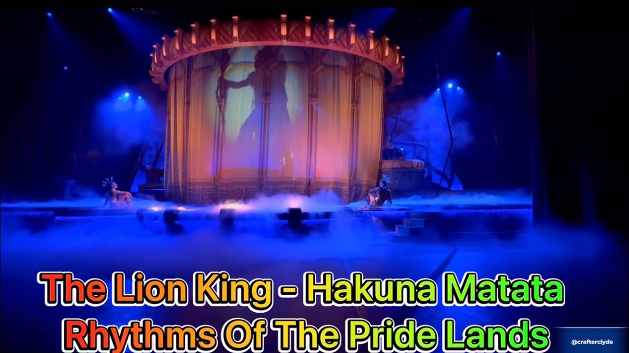 The Lion King April 2024 - Disneyland Paris - Rythym Of The Pride Lands.