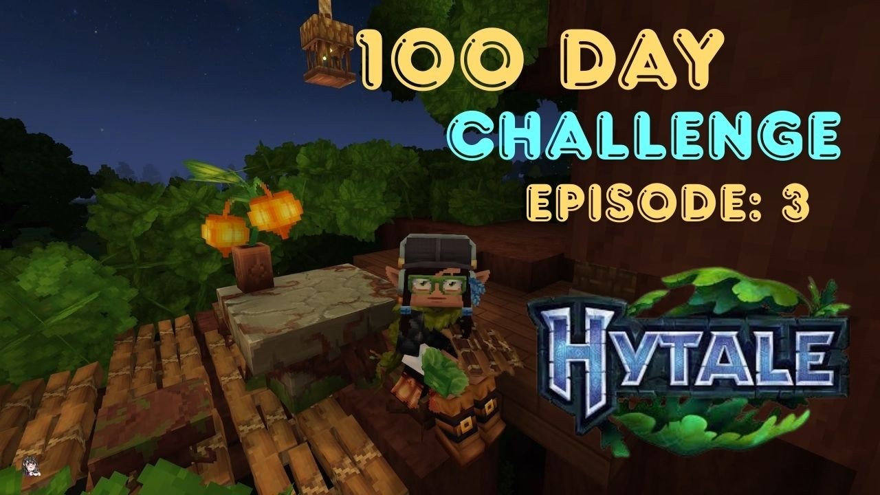 Hytale 100 Gün Serisi Bölüm: 3 Evimin Yakınında Köylü Base Buldum!!!