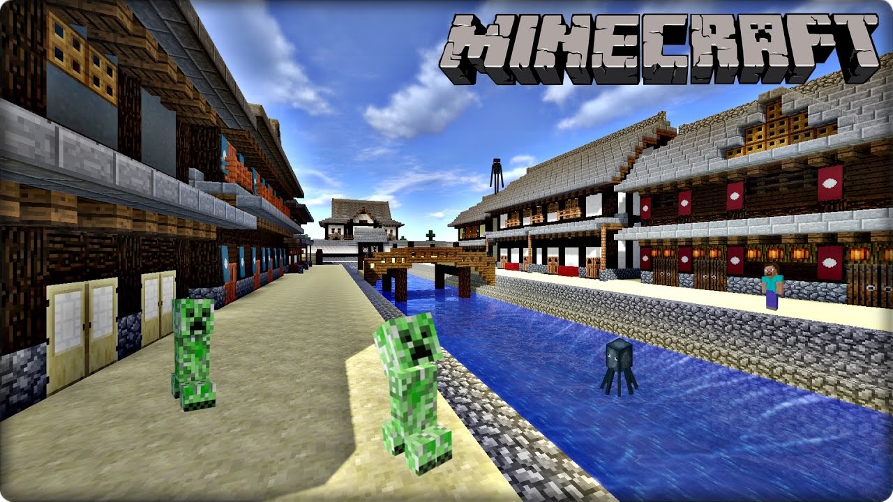 【マインクラフト】和風な町並みの作り方【建築】