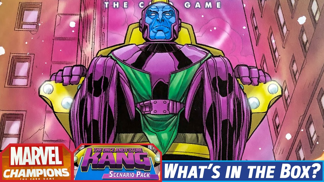 MARVEL CHAMPIONS Unboxing THE ONCE AND FUTURE KANG Scenario Pack & GIVEAWAY