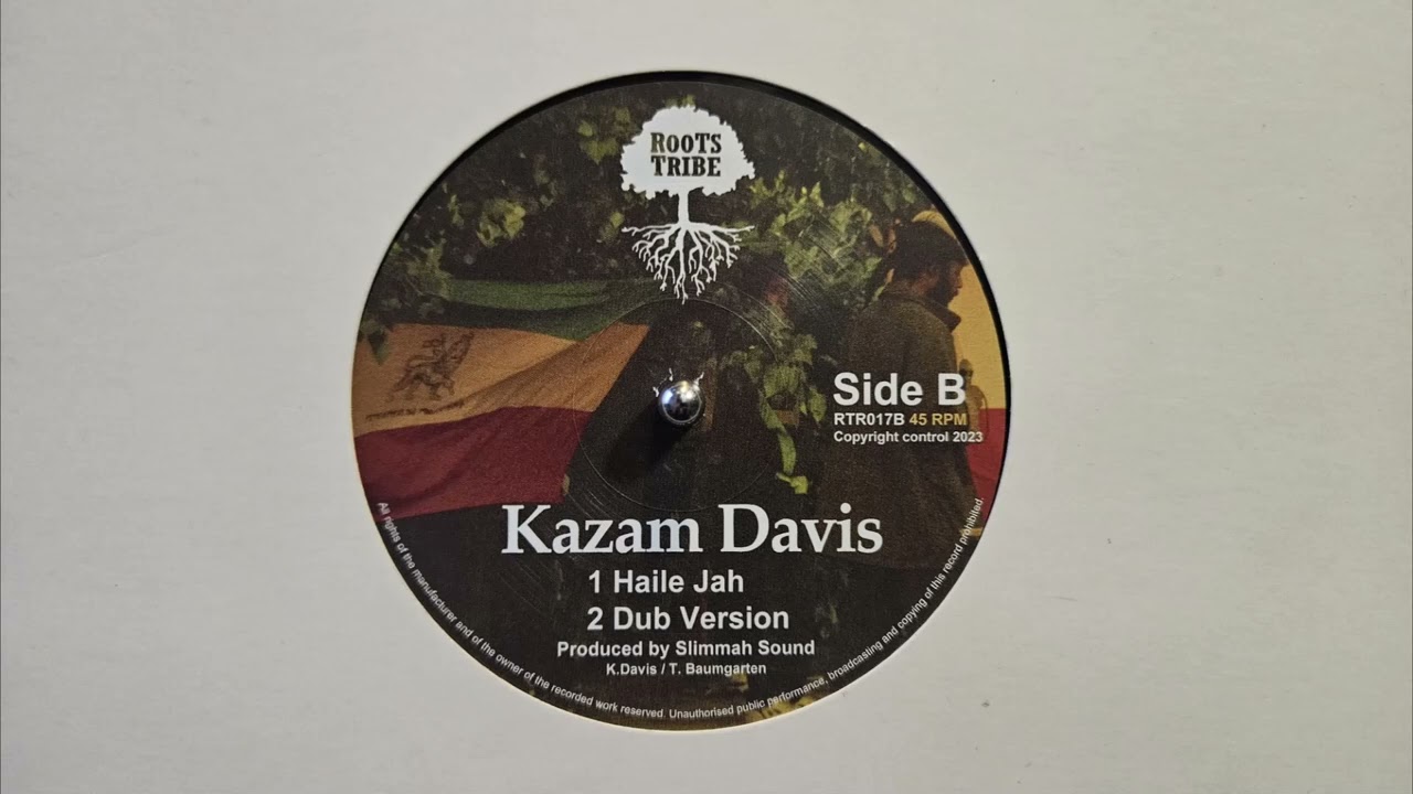Haile Jah – Kazam Davis – Dub Version – Slimmah Sound – Roots Tribe – RTR017B B