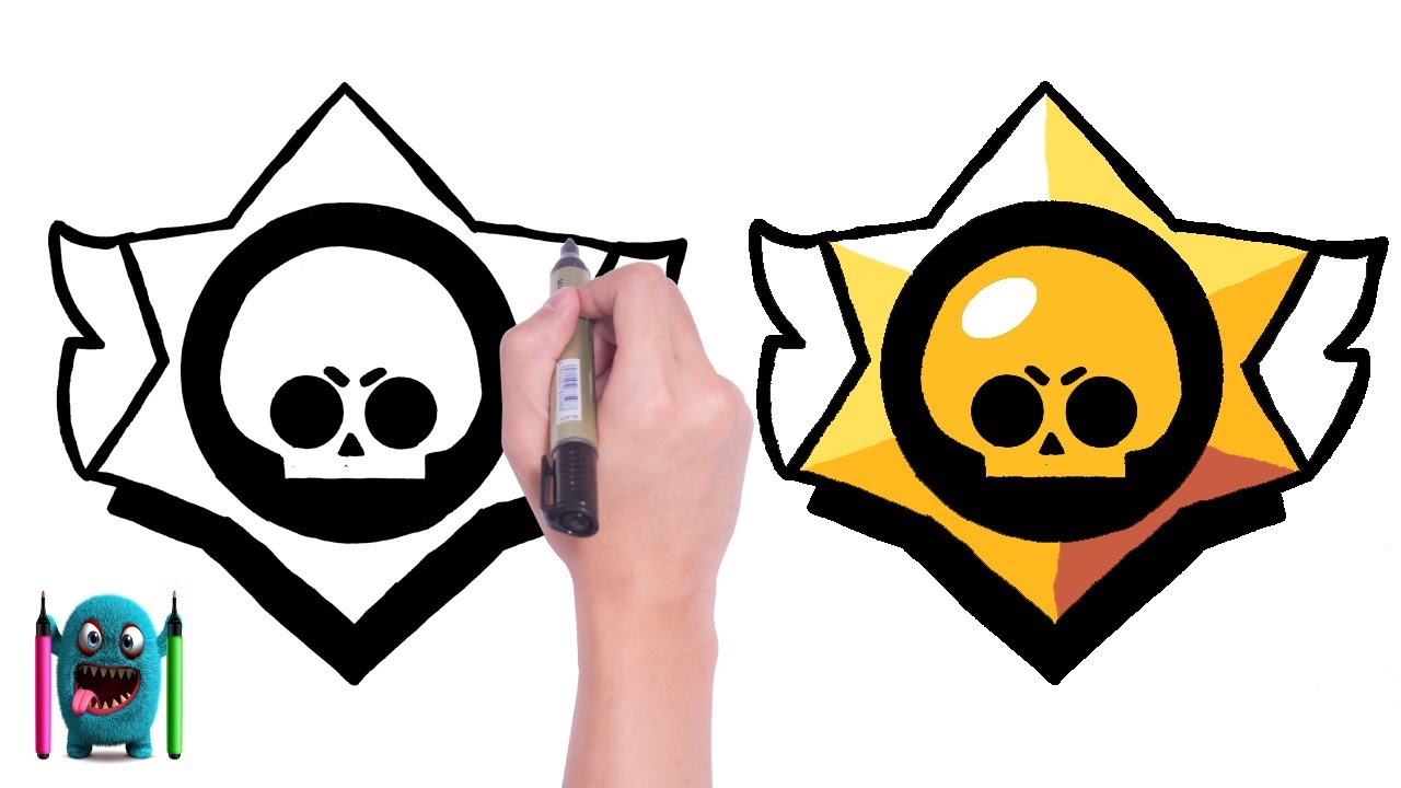 Brawl Stars Logosu Çizimi How to Draw Brawl Stars Logo