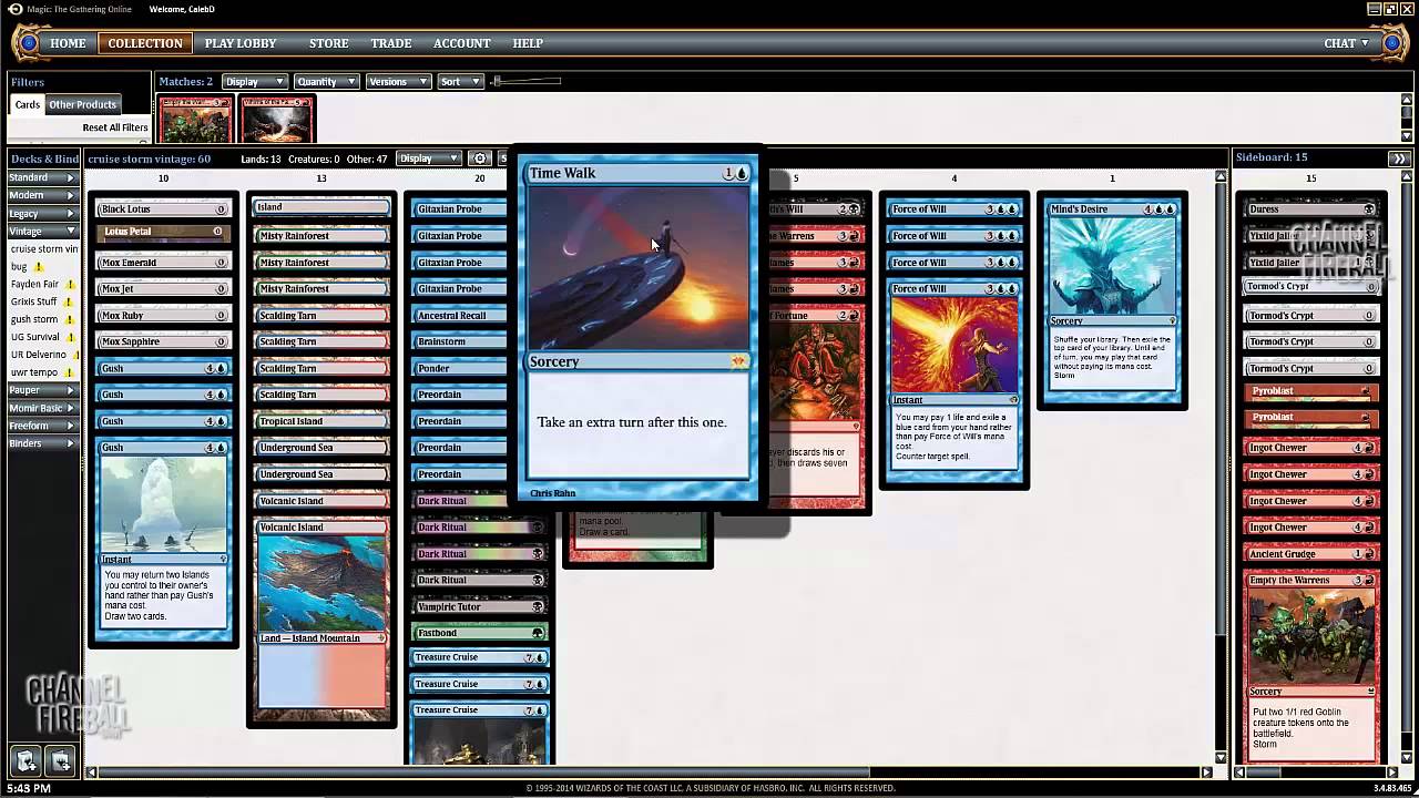 Channel CalebD  - Vintage Past in Flames Combo (Deck Tech)