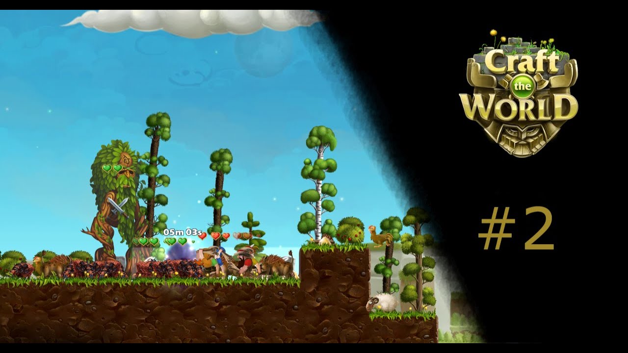 Pradawny Ent okazał się zbyt silny ! Craft The World #2 Gameplay PL