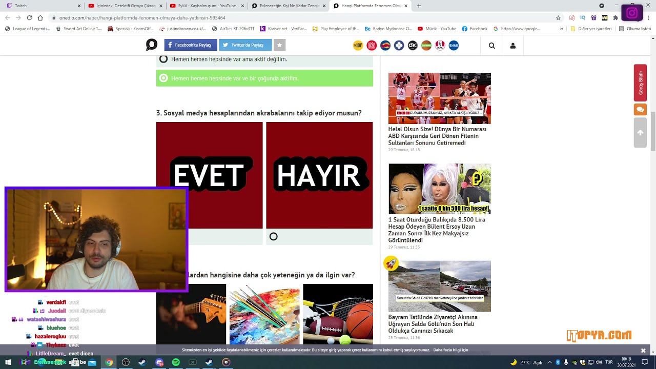 #ExKatman - Kegri Onedio Testleri Çözüyor!