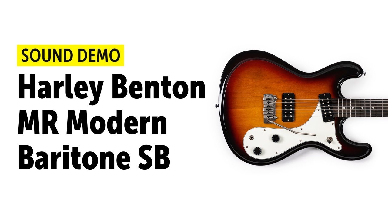 Harley Benton MR-Modern Baritone SB - Sound Demo (no talking)