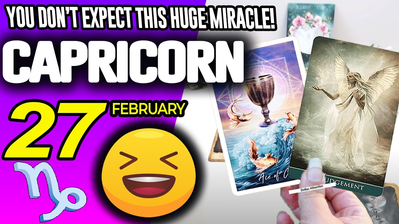 Capricorn ♑🍀YOU DON’T EXPECT THIS HUGE MIRACLE❗️💖 horoscope for today FEBRUARY 27 2026 ♑ #capricorn