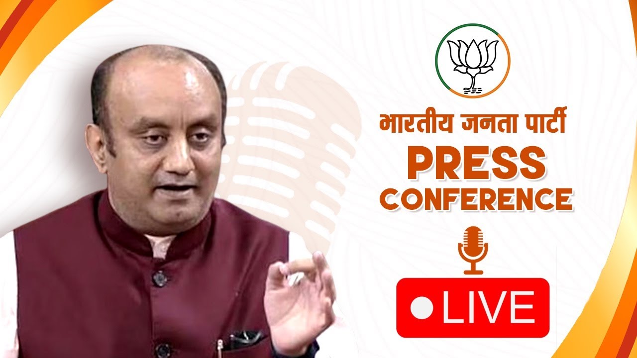 LIVE: Dr. Sudhanshu Trivedi Addresses Media at BJP Headquarters Delhi