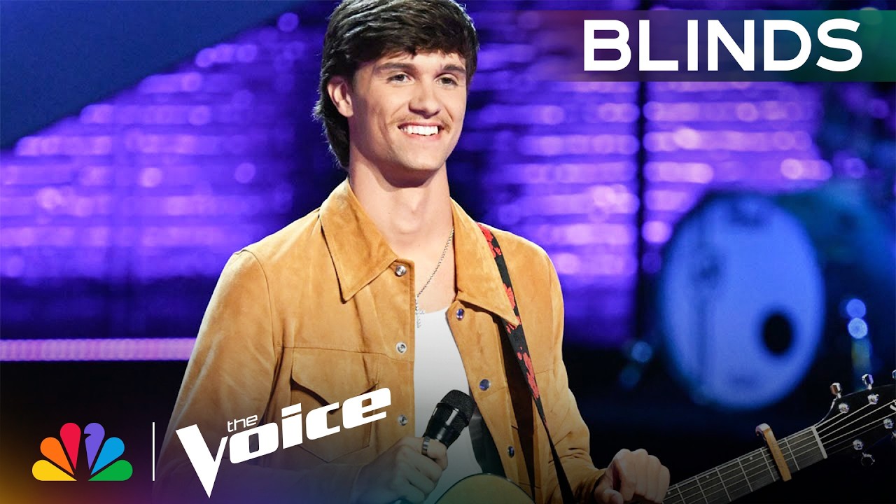 Hunter Jordan BLAZES His Own Path After Three-Chair Turn | The Voice Blind Auditions | NBC