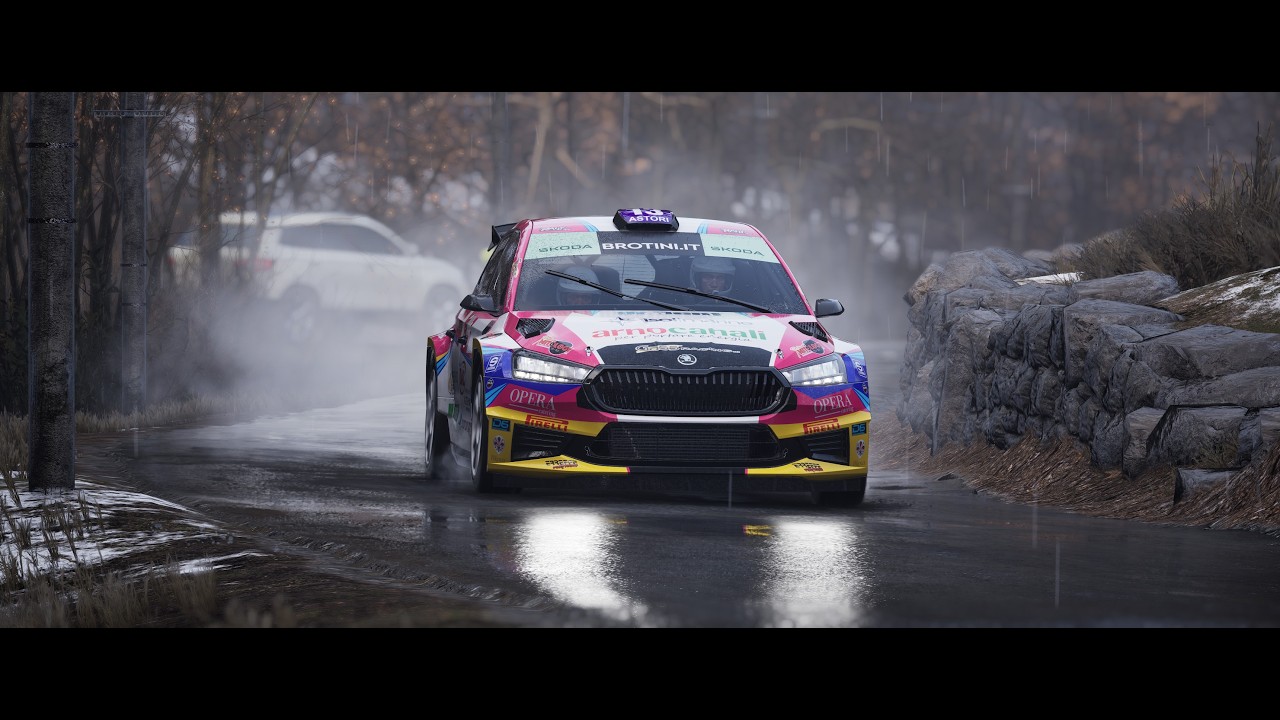 Assetto Corsa Rally - Monte Carlo, Sisteron, rain