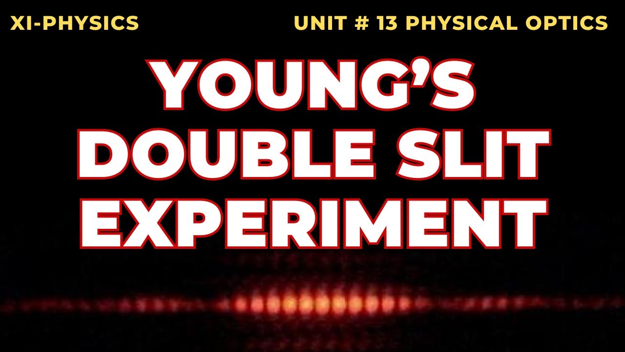 Class 11 Physics - Young's Double Slit Experiment - Unit 13 Physical Optics