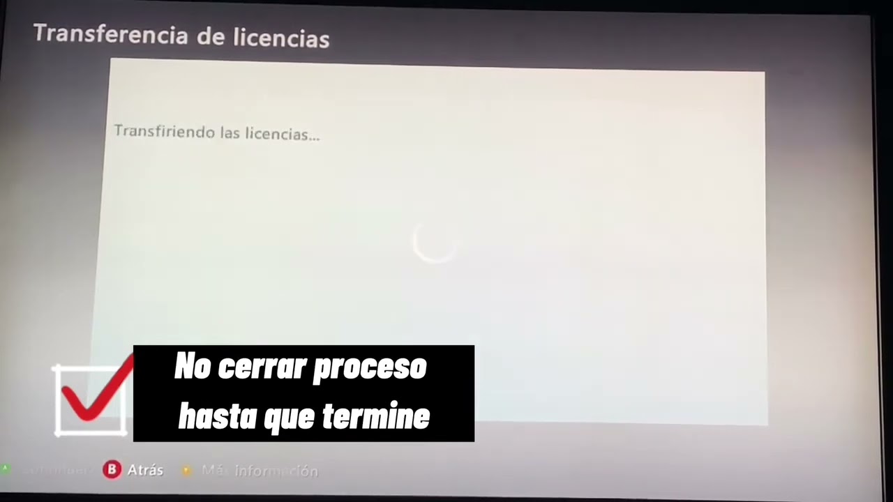 Pasar licencias en Xbox 360
