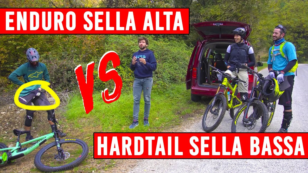 ENDURO sella alta VS FRONT sella bassa: CHI VINCERÀ? ⏱