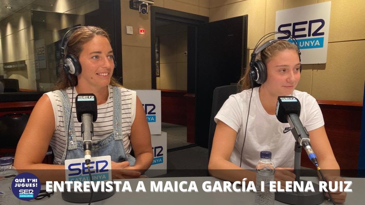 🤽‍♀️🥇 Entrevista a Maica García i Elena Ruiz al 'Què t'hi Jugues!'