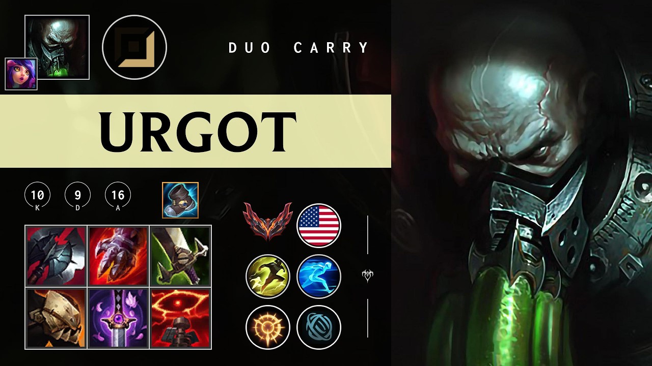 Urgot ADC vs Varus - NA Grandmaster Patch 26.03