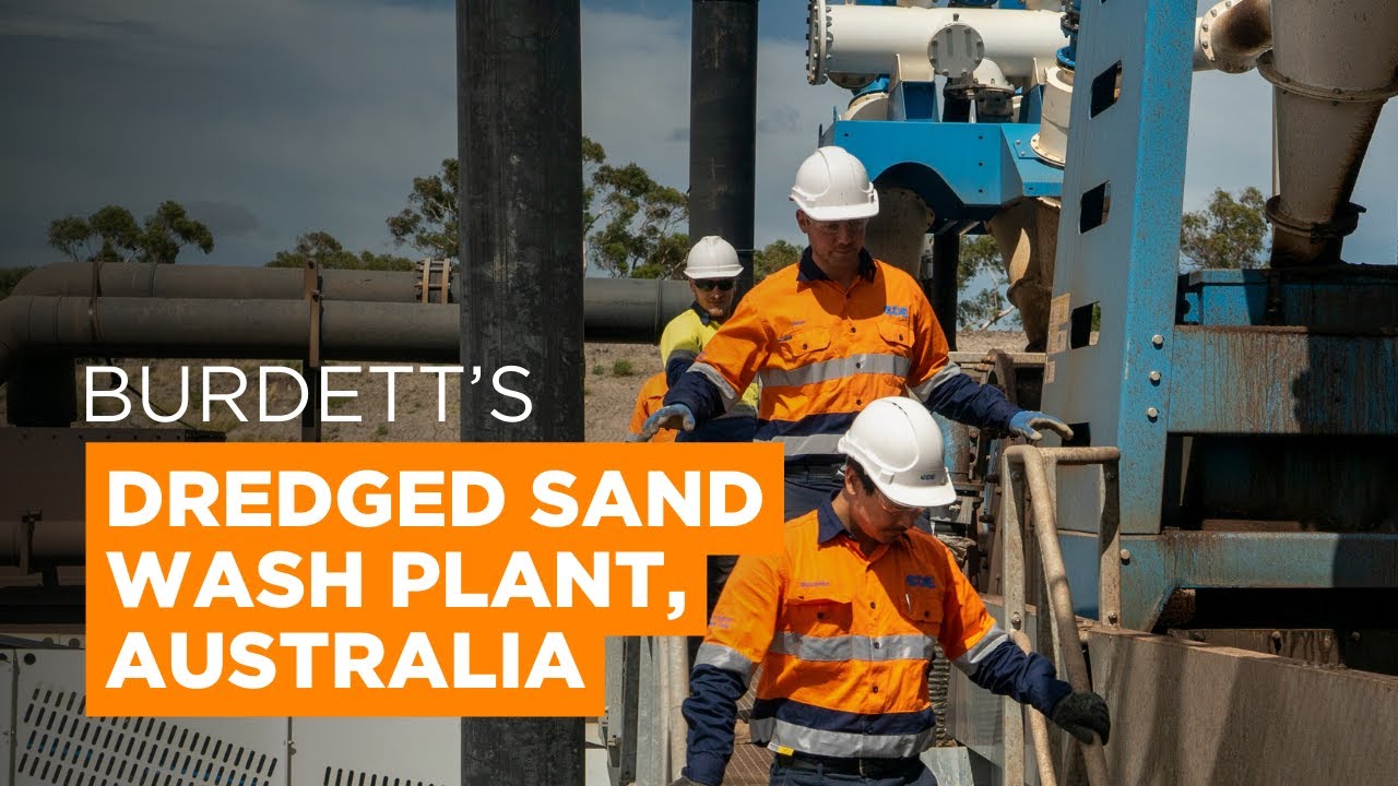Burdett's 250tph dredge and dry-fed plant in Victoria, Australia.