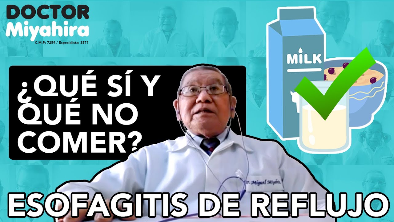 🍴DIETA 🍵para ESOFAGITIS DE REFLUJO 🚫🍕Alimentos prohibidos y permitidos, h&aacute;bitos saludables