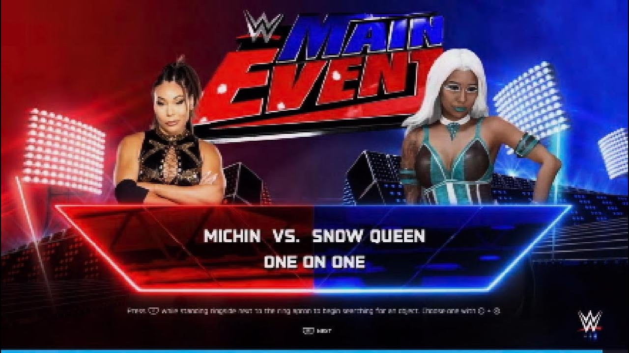 WWE Main Event| Michin vs Snow Queen WWE2K25