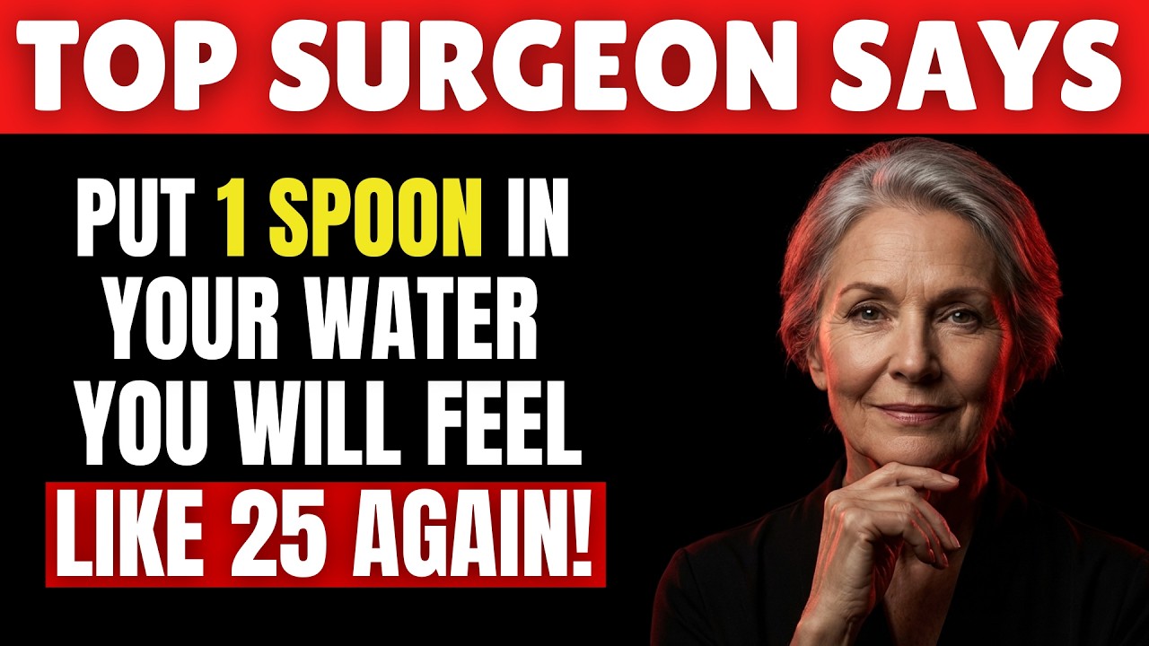Don't Drink Plain Water Again After 60 — THESE Drinks Boosts Health Today| Senior Health Tips
