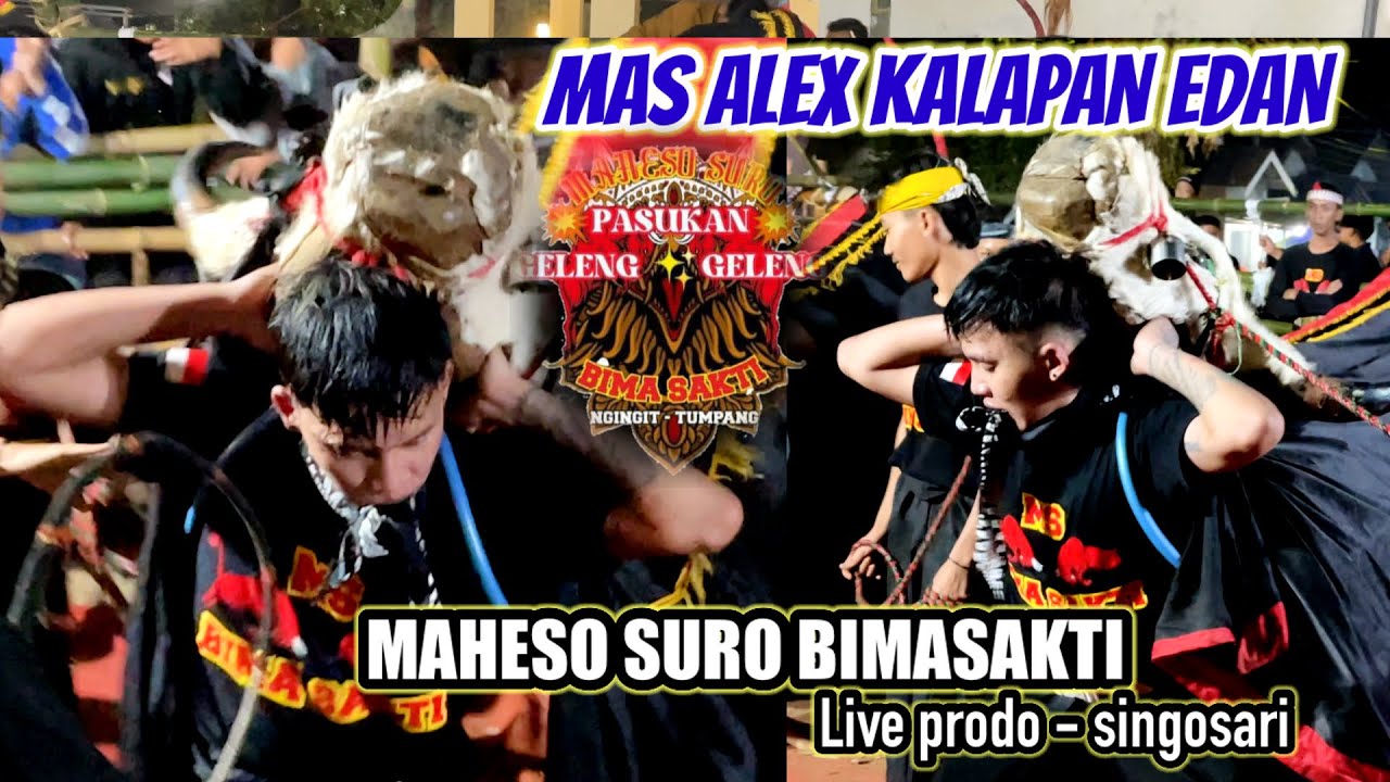 HEBOH.!! MAS ALEX KALAP EDAN || MAHESO SURO BIMASAKTI || live prodo klampok - singosari