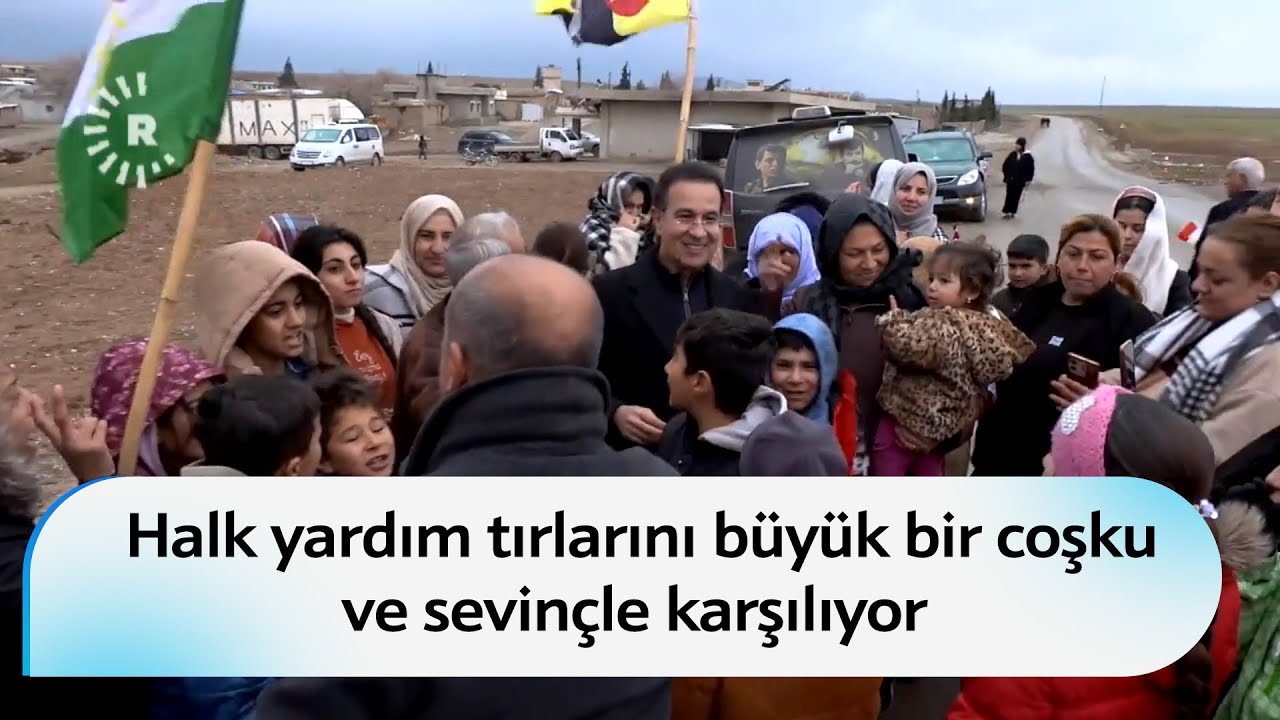 Rûdaw Medya Grubu aracılığıyla toplanan yardımlar Rojava'ya gönderiliyor