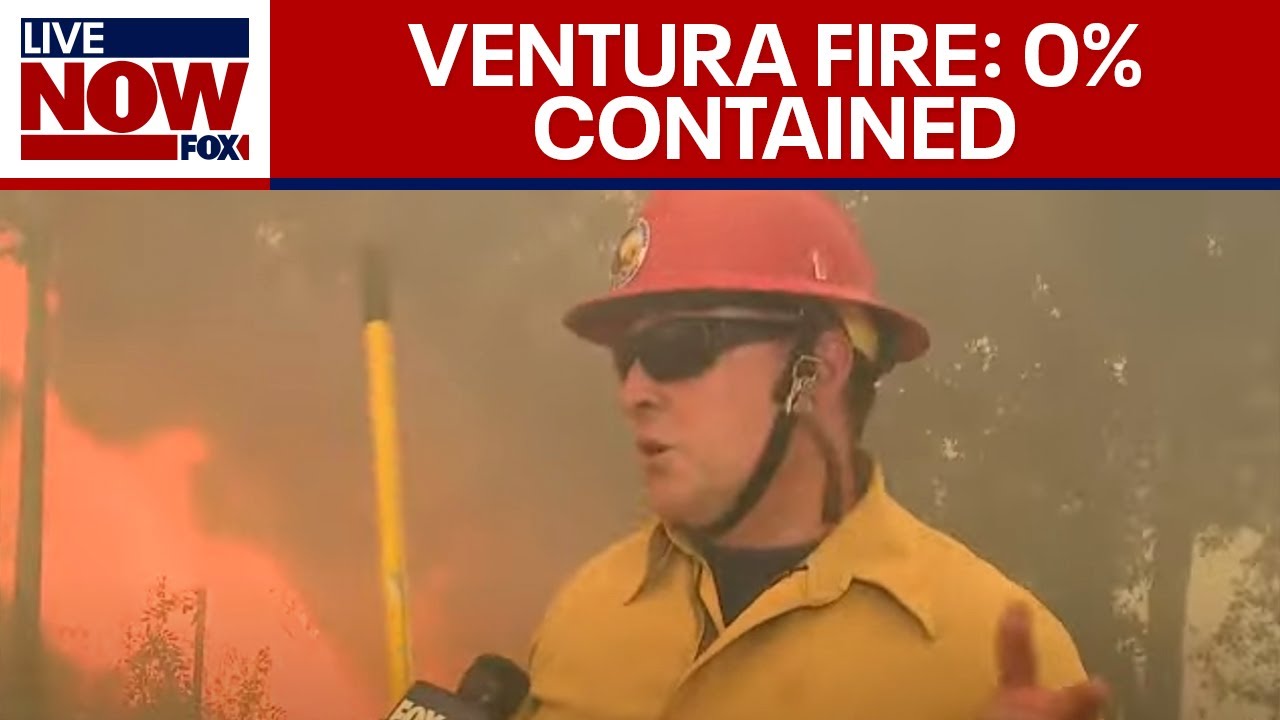 UPDATE: Wildfire continues to rage in Ventura County, live shots
