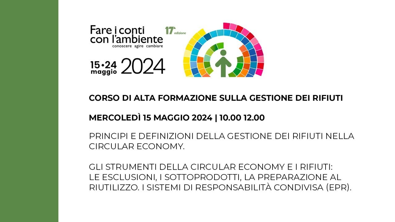 Principi e definizioni della gestione dei rifiuti nella circular economy.