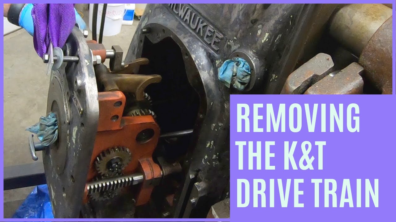 Removing the Drive Train from the K&T 2HL Horizontal Milling Machine