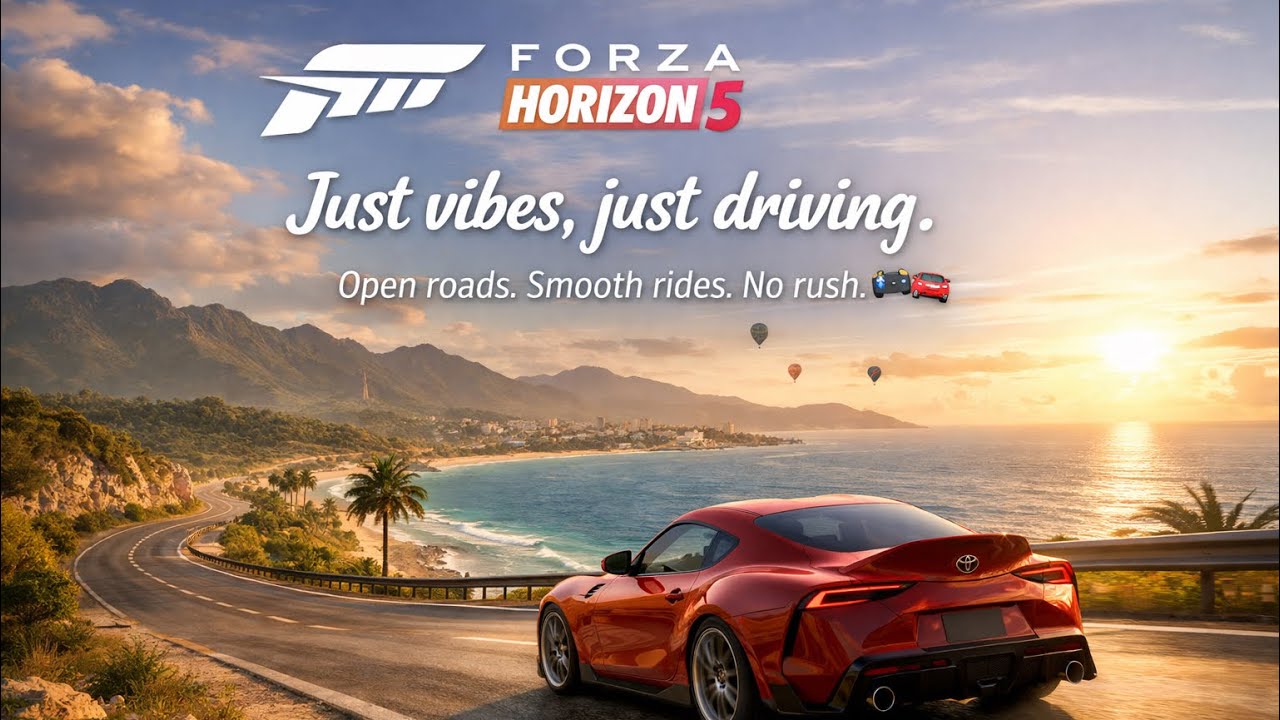 Forza Horizon 5 ❤️ Just vibes, just driving.Open roads. Smooth rides. No rush