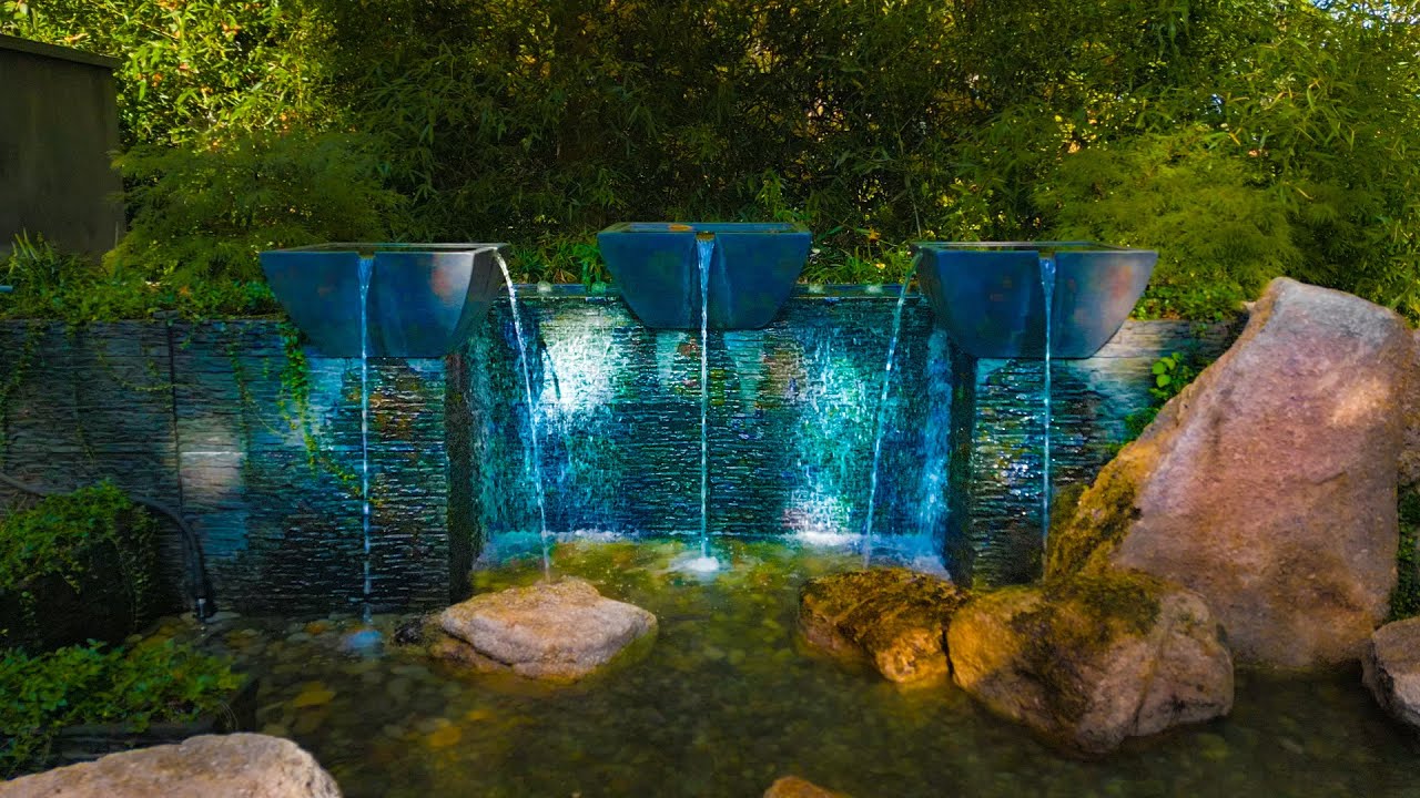Водная стена с использованием сланцевых стен Aquascape | Часть 3 ∼ 145 000$