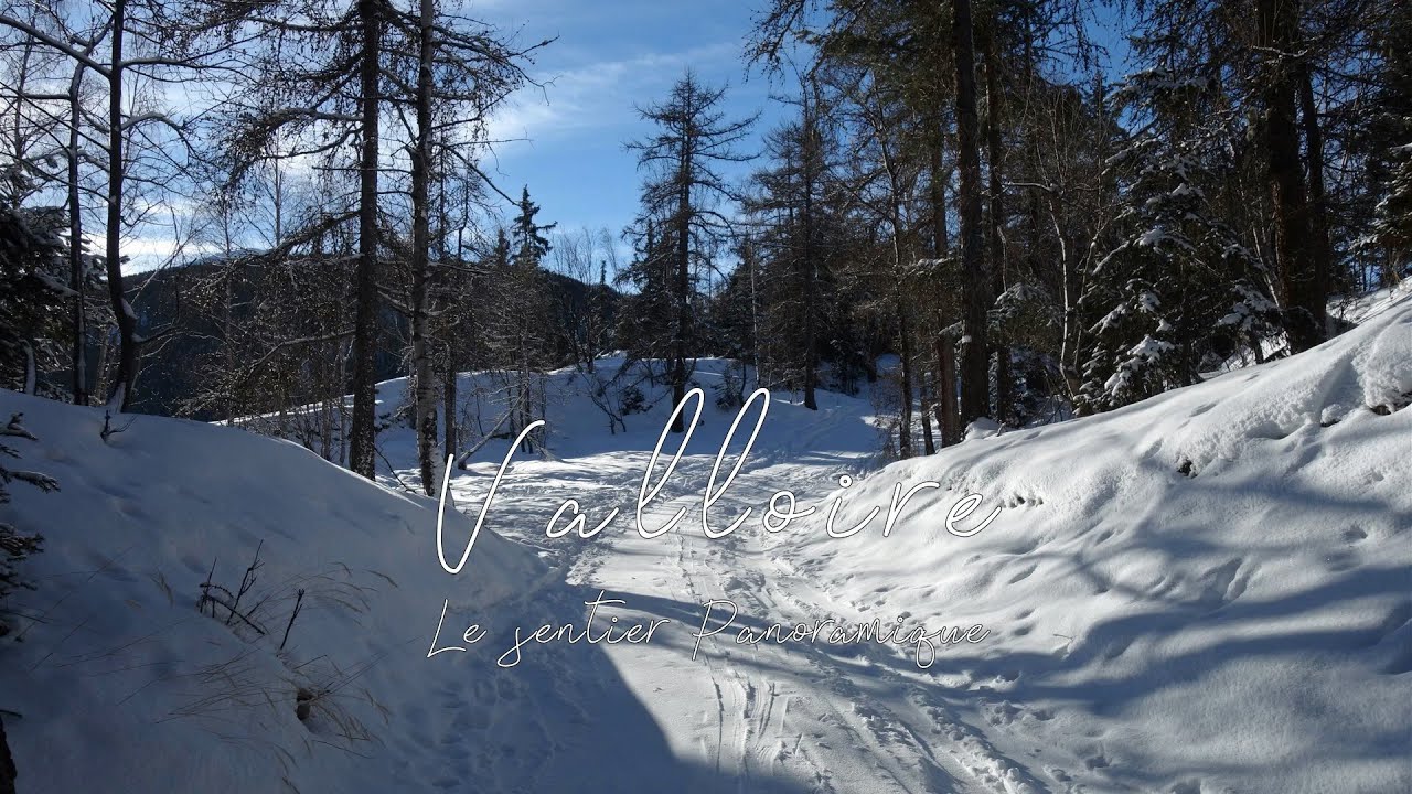 Un sentier panoramique &agrave; Valloire