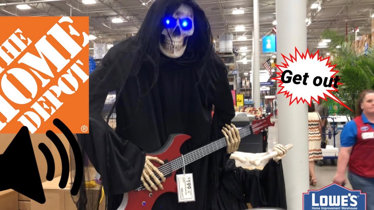 blasting the homedepot theme in lowes until i get kicked out