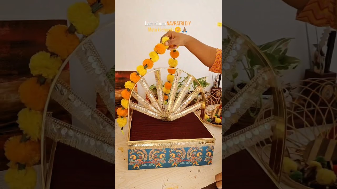 Navratri decoration idea l Navratri decoration ideas at home #durgapuja #navratri2025 #festivedecor
