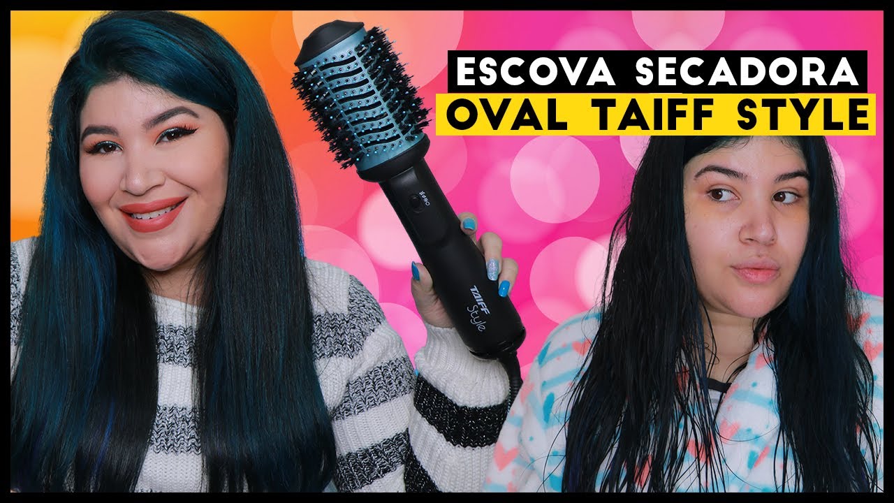 😃 ESCOVA SECADORA OVAL TAIFF STYLE com ruído baixo [Seca, alisa, modela e volumiza]