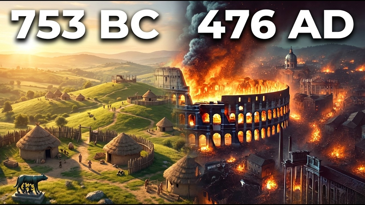 The ENTIRE History of Rome  Rise and Fall In 15 Minutes