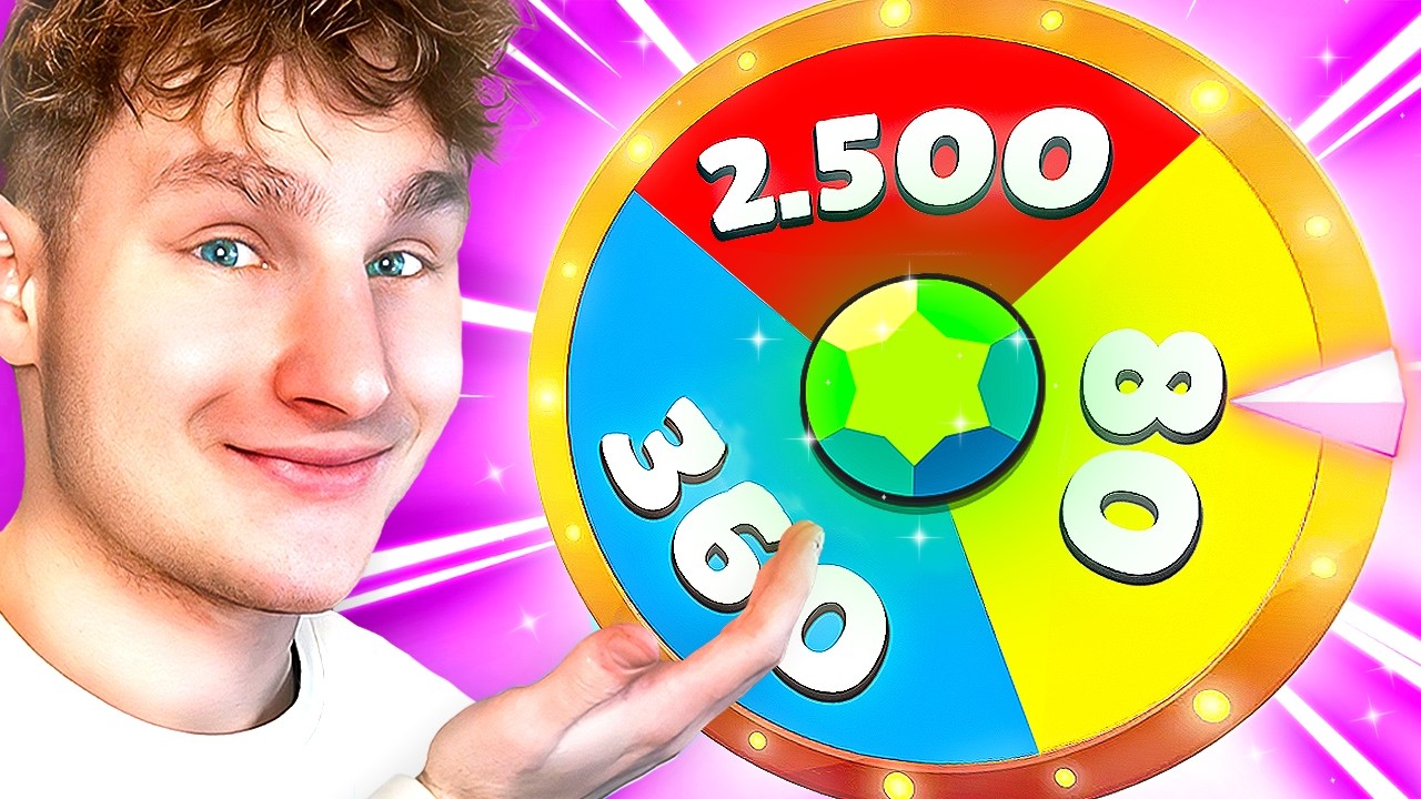 A Brawl Stars Gem Szerencsekerék Kihívás!🤑