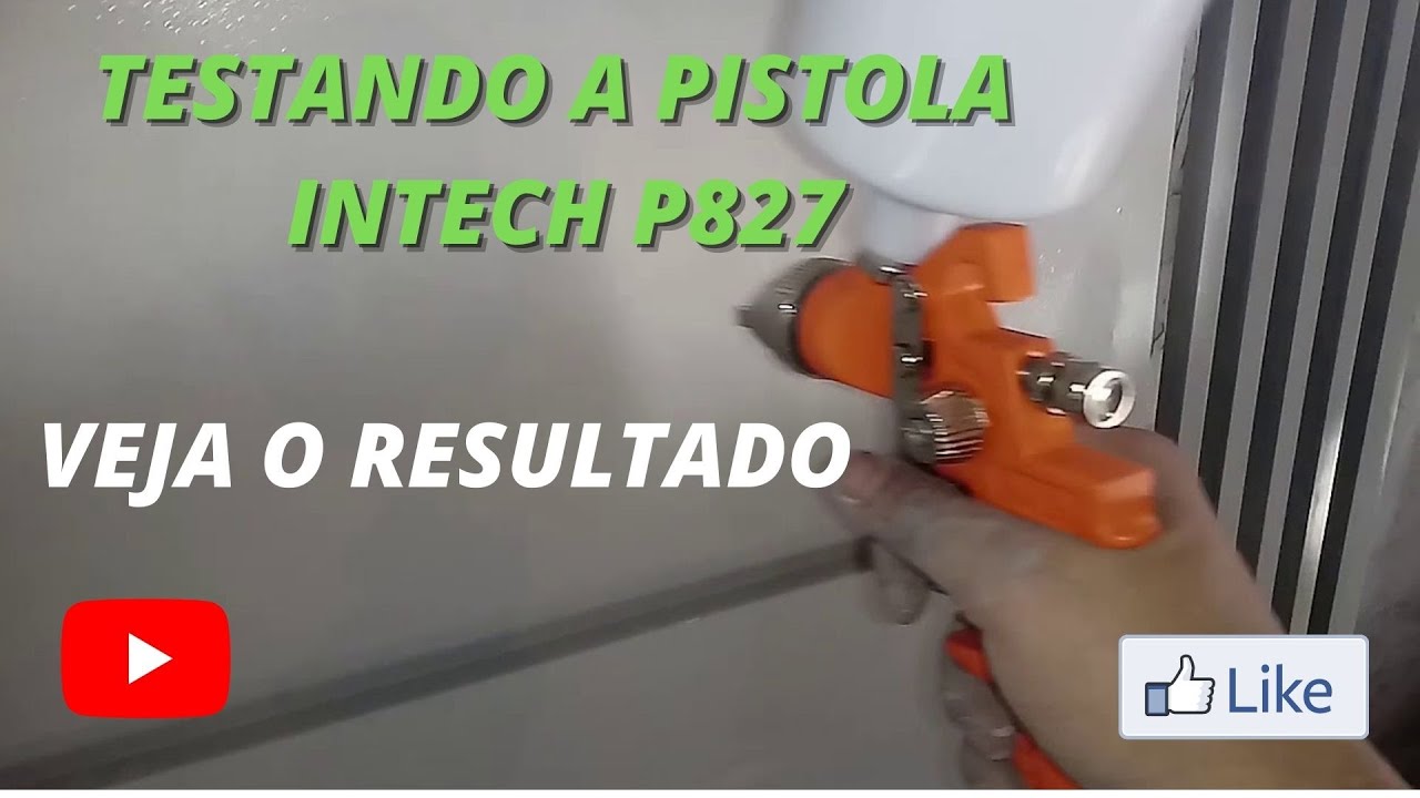 🟢Pistola de pintura Intech P827 1.4 ✌😎