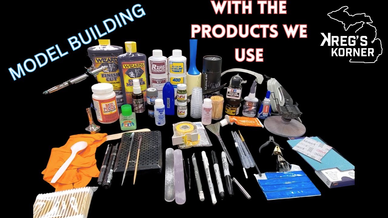 The Products I use when Building Models and were to Buy!