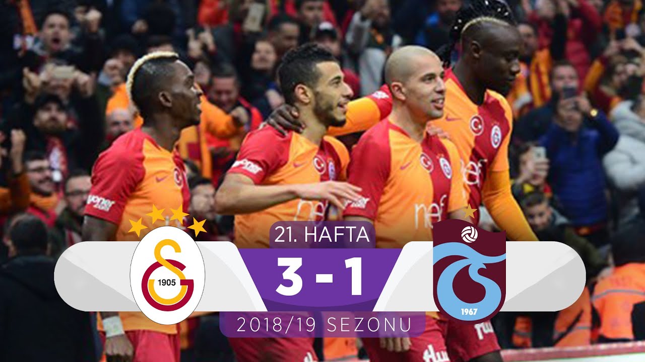 Galatasaray (3-1) Trabzonspor | 21. Hafta - 2018/19