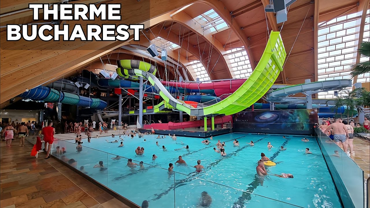 Therme Bucharest waterpark and SPA - Video Tour (2022)