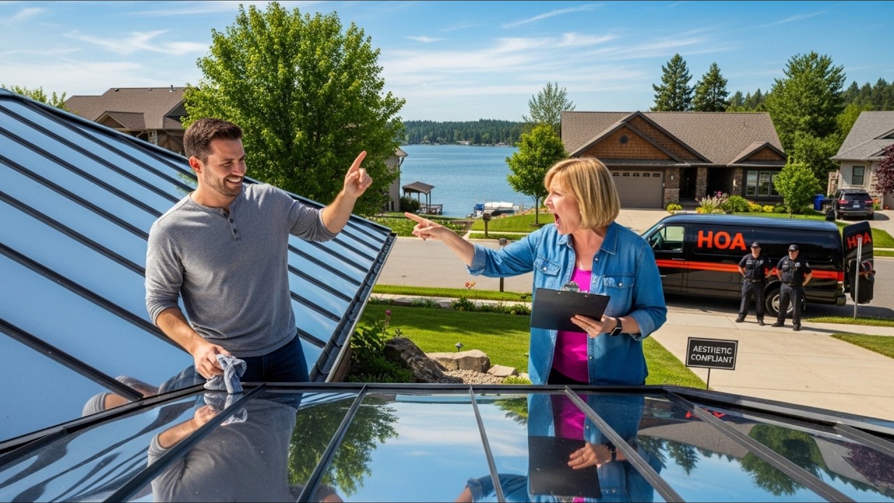 HOA hated my solar panels&mdash;so I turned my roof into mirror-polished steel!