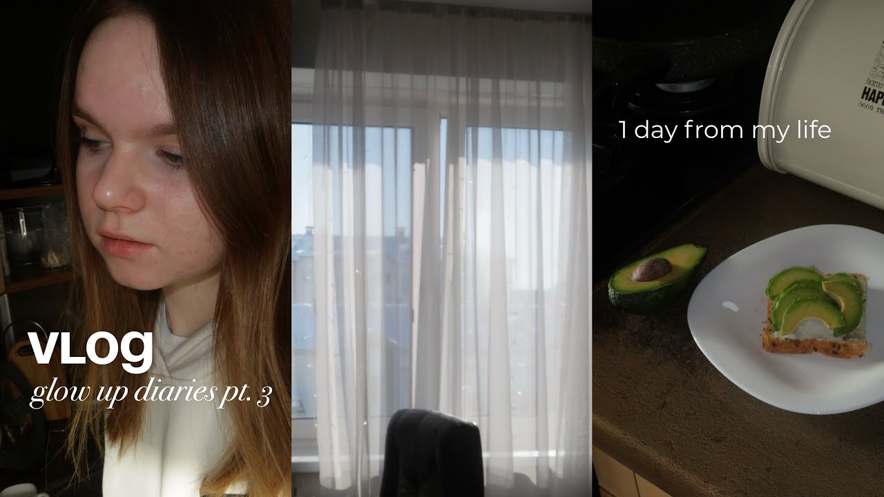 ВЛОГ: Один День Из Моей Жизни | glow up diaries pt. 3